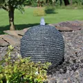Produktbild: CLGarden Granit Kugelbrunnen GKB30 Set LED Licht Springbrunnenpumpe Quellstein