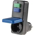 Produktbild: Fehlerstromschutzadapter Zwischenstecker 23475 Farbe schwarz/ blau Ausführung Personenschutz-Adapter Zuleitung ohne Stec