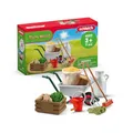 Produktbild: SCHLEICH Farm World | Bauernhof Zubehör Set 42610 | Set inkl. Schubkarre, Heugabel, Milchkanne, Eimer, Korb & Futter | für Pferde Tiere | Bauernhof Spielzeug ab 3 Jahre | 11 Teile