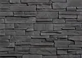 Produktbild: Stegu Averno Verblender anthrazit Natursteinoptik Beton frostsicher für Innen & Außen 53x11,7 cm, Stärke 22-38 mm