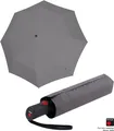 Produktbild: Knirps Regenschirm Taschenschirm Damen C.205 Auf-Zu-Automatik stabil grau rock