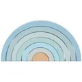 Produktbild: Bieco Holz Baby Blau - Steckspiel Regenbogen - Motorikspielzeug