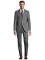 Produktbild: Steffen Klein Herren Designer Anzug - Slim Fit - Größe 46 - Zweiteiler Business Anzug - Grau