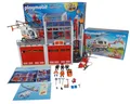 Produktbild: Playmobil 9462 6686 Große Feuerwache Hubschrauber Sound City gebraucht OVP