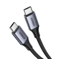 Produktbild: USB-C PD Geflochtenes Kabel 240W 5A 480Mb/s 1m Schwarz Grau