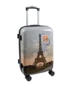 Produktbild: Handgepäck Reisekoffer Paris Hartschalentrolley Eifelturm Rollen Trolley Bowatex