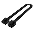 Produktbild: Silverstone PP06BE-EPS35, EPS/ATX 12V 8-polig bis 4 + 4-polig, Schwarz, 350mm, 16 AWG, SST-PP06BE-EPS35