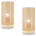 Produktbild: 2er Set Boho Deko Tischlampe Nachttischlampe Lampe Leuchte Nachttischleuchte 25c