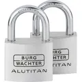 Produktbild: Burg Wächter 36161 Vorhängeschloss 40.00 mm gleichschließend Aluminium Schlüsselschloss