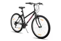 Produktbild: HILAND Mountainbike 24 26 Zoll Damen bike, Fahrrad für Mädchen & Frauen, 18-Gang-MTB, Doppel-V-Bremsen, Rahmen aus Kohlenstoffstahl