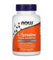 Produktbild: NOW FOODS L-TYROSINE, EXTRA STRENGTH, 750 MG, 90 VEG CAPS