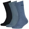 Produktbild: PUMA Kinder Socken, Vorteilspack - Sport Junior, Frottee-Sohle, Rippbündchen, Logo Denim 31-34 12er Pack (4x3P)