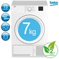 Produktbild: BEKO DC 7130 N Kondenstrockner 7kg Programmablaufanzeige 35 min RO_DC7130N_R