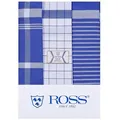 Produktbild: Ross 3er Pack Halbleinen Geschirrtücher Exclusiv 50x70 cm | blau - blau