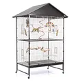 Produktbild: Montana Cages | Villa Casa 120 - Antik/Platinum, mit Flach oder Spitzdach, Sittichvoliere, Käfig
