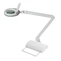 Produktbild: Lumeno LED Lupenleuchte 721X-MKIII, inkl. Tischstativ, 8 Dioptrien, grau