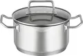 Produktbild: RÖSLE Kochtopf EXPERTISO, Edelstahl 18/10 (1-tlg), Innenskalierung und Schüttrand, spülmaschinen- und induktionsgeeignet