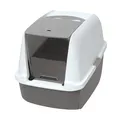 Produktbild: Katzentoilette mit Abdeckung Jumbo Farbe Grau - 59x47x47cm