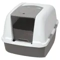Produktbild: Catit Katzentoilette Jumbo mit Dach 57x46x43 cm für Katzen, Geruchsfilter