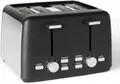 Produktbild: Amazon Basics Toaster TA5406A-GS schwarz 1500 W, 4 Kammern, 7 Stufen