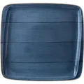 Produktbild: 2x Bonna Aura Dusk Moove Platte rechteckig 32x30cm 2,5 cm hoch Blau Creme Porzellan ADKMOV41KR Servirplatten Speise Geschirr