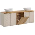 Produktbild: DOPPELWASCHTISCH 160cm Manoa Kaschmir - Holz