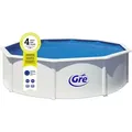 Produktbild: Gre Stahlwand-Pool Fidji Ø 460 cm x 120 cm Rund Weiß
