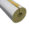 Produktbild: Scorprotect® Rohrschale (Steinwolle, 35 x 20 mm x 1 Meter) Rohrisolierung Steinwolle Alukaschiert 0.040 W/MK