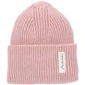 Produktbild: Antonio Strickmütze Antonio Winter Strickmütze Beanie mit Umschlag rosé (1-St)