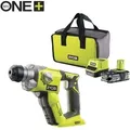 Produktbild: Ryobi 18 V ONE+ Akku-Bohrhammer R18SDS-125S, 1,3 J Schlagenergie, inkl. 1x 2,5 Ah Akku und 2,0 A Ladegerät