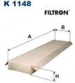 Produktbild: FILTRON K1148 Filter für Innenraumluft Innenraumfilter Filter Innenraum