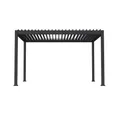 Produktbild: HOME DELUXE Pavillon Elektrische Pergola FAYLA - 407 x 297 x 250 cm, mit 0 Seitenteilen, einstellbares Lamellendach, Lamellenpavillon, Terrassenüberdachung