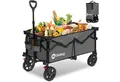 Produktbild: Sekey Bollerwagen Sekey XL Bollerwagen Faltbar mit Bremsen Handwagen Geländereifen, XL Gländereifen 4014, 135L 120KG