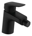Produktbild: Hansgrohe Logis Einhebel-Bidetmischer 70 mit Zugstangen-Ablaufgarnitur Ausladung 119 mm - Mattschwarz - 71204670