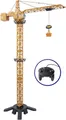 Produktbild: Vedes Spielzeug-Auto Racer Fernlenk-Mega Kran 126cm - 360° Drehung mit Fernbedienung