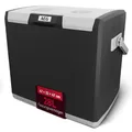 Produktbild: AEG Thermoelektrische Kühlbox KK 28, kühlt bis 20 °C unter Umgebungstemparatur, 28 Liter Fassungsvermögen, 12V/230V, Tragegriff & Kabelfach, leicht zu reinigen, für Auto, Reisen & Camping