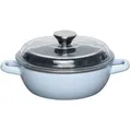Produktbild: Riess-kelomat - Riess Schmorpfanne Mit Glasdeckel 20cm, Hoch Sky Blue