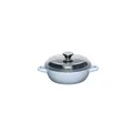 Produktbild: Riess Schmorpfanne mit Glasdeckel 20cm, hoch SKY BLUE