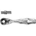 Produktbild: Wera 8001 A Zyklop Mini 1 SB Bit-Ratsche 1⁄4 , mit 1⁄4 -Antrieb, 2-te