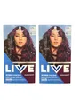 Produktbild: Schwarzkopf LIVE Colour + Lift Ultra Violet Permanent Hair Dye L76, PACK OF 2