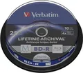 Produktbild: M-DISC Verbatim BD-R 25GB 4x Inkjet Printable Spindle