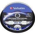 Produktbild: Verbatim Blu ray BD-R M-DISC bedruckbar 43825 25GB, 10 Stück