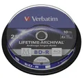 Produktbild: Verbatim Blu-ray-Rohling M-Disc BR-D 25GB 4x 10er bedruckbar 43825, Bedruckbar
