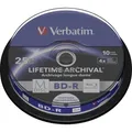 Produktbild: Verbatim 43825 M-DISC Blu-ray Rohling 25 GB 10 St. Spindel Bedruckbar