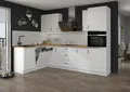 Produktbild: Landhaus Küche Stilo Weiß 170x285cm Küchenzeile Einbauküche Eckküche Winkelküche
