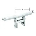 Produktbild: VORMANN Heizkörperkons. L 260mm,B 35mm zum Anschrauben Stahl verzinkt