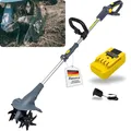 Produktbild: Neuwertig Akku Motorhacke Bodenhacke Gartenhacke Kultivator inkl. 2,5Ah Akku
