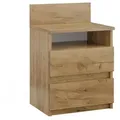Produktbild: Vicco Nachttisch, Honigeiche, Holzwerkstoff, 4 Fächer, 2 Schubladen, Rechteckig,Rechteckig, 39.6x59.1x32.3 cm, Schlafzimmer, Nachttische