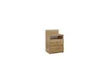Produktbild: Vicco Nachttisch Monty, 39,6 x 59,1 cm, Goldkraft Eiche, Nachtschrank mit 2 Schubfächer