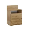 Produktbild: Vicco Nachttisch Monty, Goldkraft Eiche, 39.6 x 59.1 cm, zur Ablage von Alltagsgegenständen im Schlafzimmer